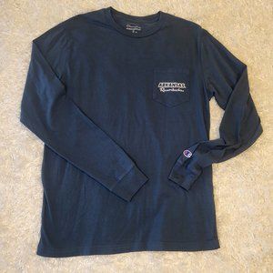 Champion, Arkansas, Women's Longsleeve Shirt, Blue, Medium